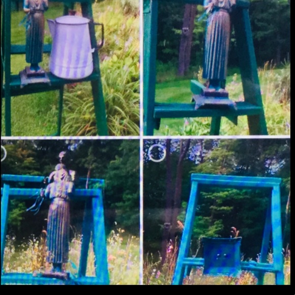 Sculpture GRECIAN GOD OOAK Roman Brass Pantina - Picture 2 of 16